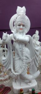 Lord Krishna Marble Statue Supplier in Jaipur | Krishna Idols Online