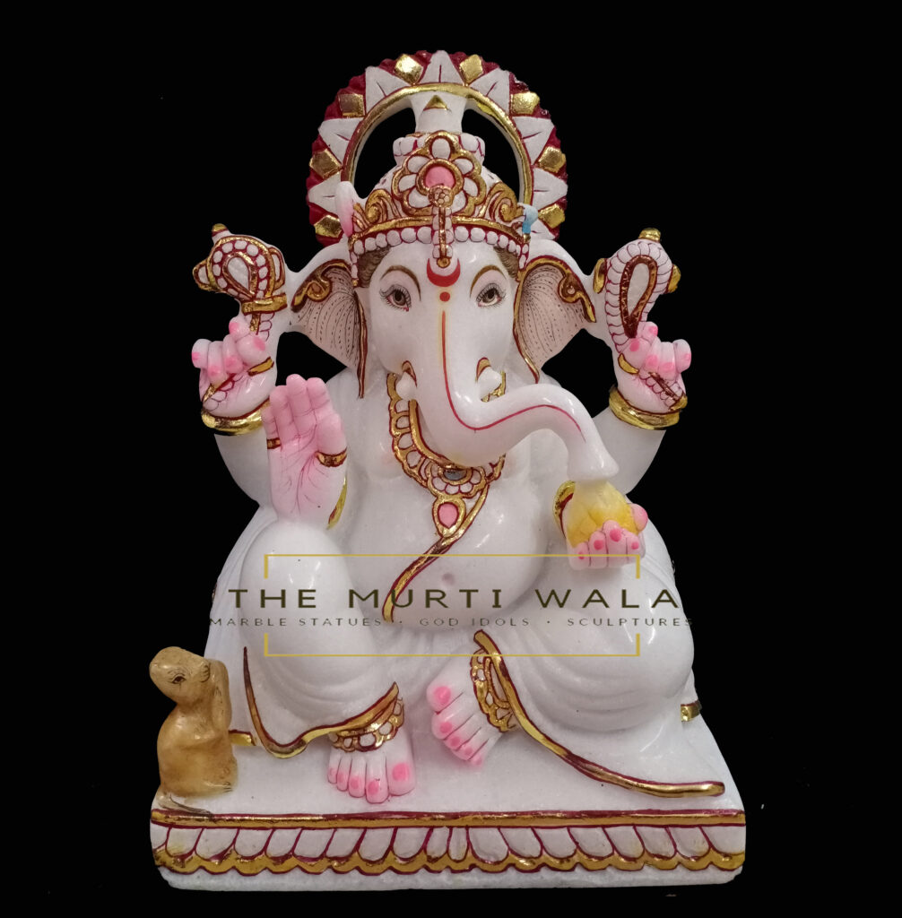 ganesh marble murti