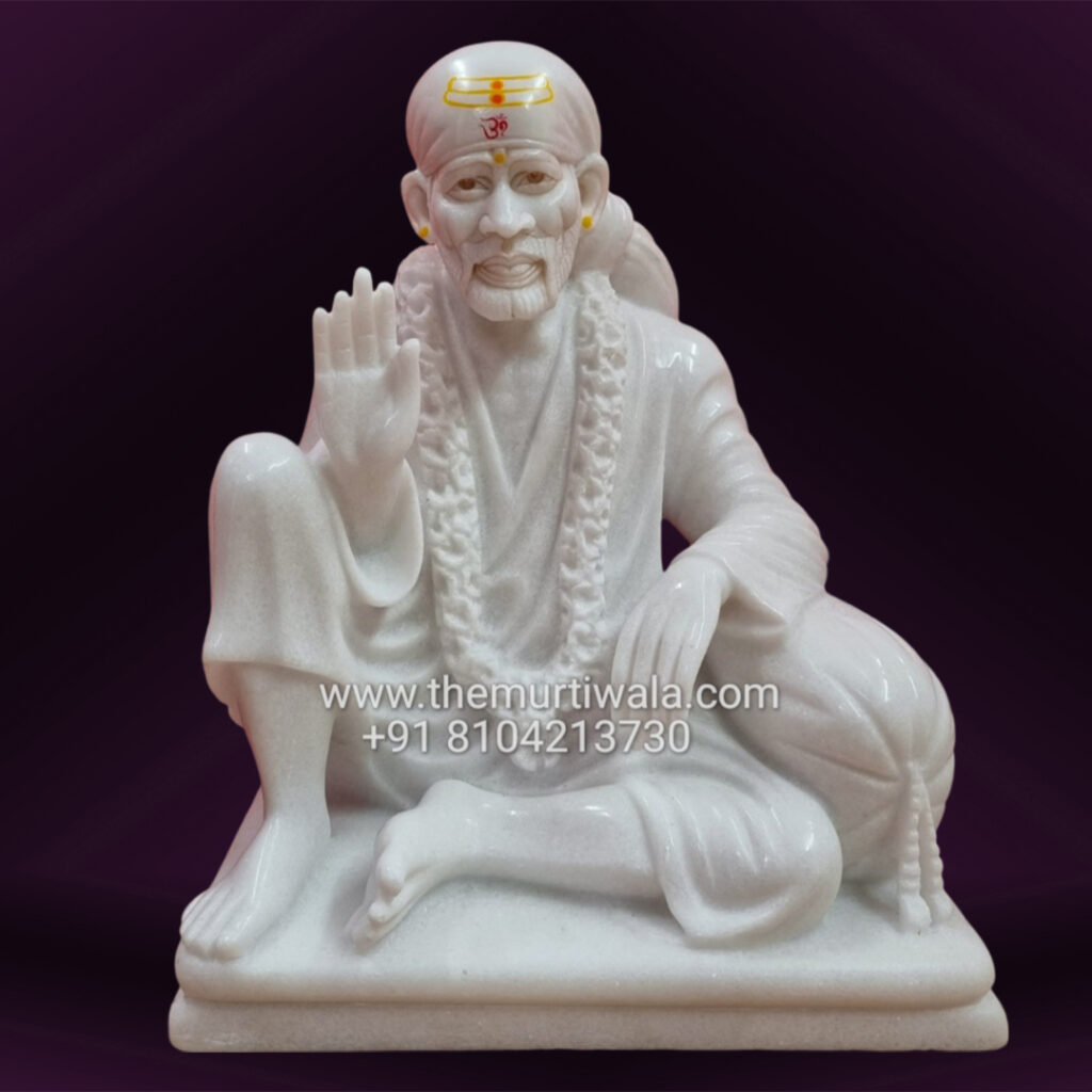 Sai baba dwarkamai marble murthi