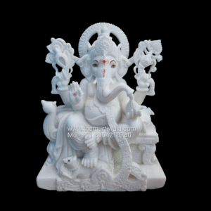 White Marble Ganpati Statue