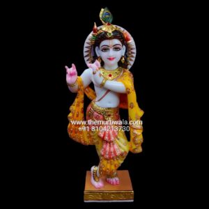 krishna multicolored idol