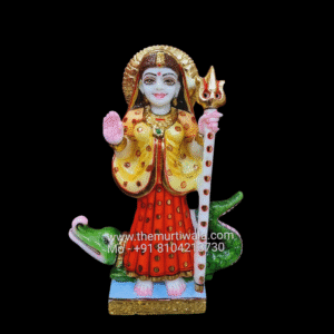Maa Khodiyar Marble Statue 9 Inches