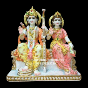 Ram Sita Idol on Throne