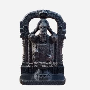 Black Marble Tirupati Balaji Statue