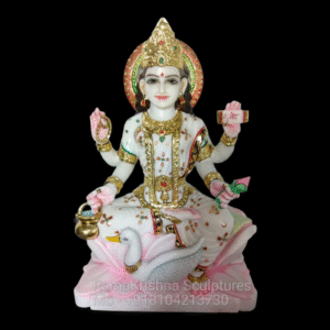 Marble Statue of Goddess Gayatri