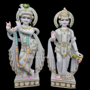 Lord Radha Krishna Marble Statue