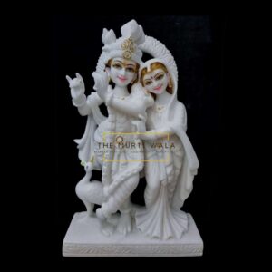 Marble Jugal Radha Krishna Statue