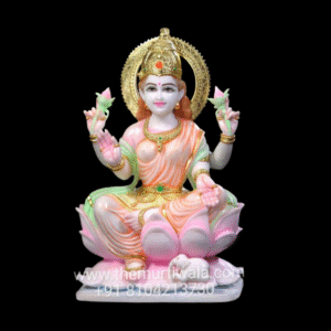 Marble Statue of Goddess Lakshmi
