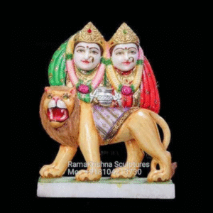 Marble Chamunda Mata Statue