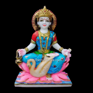 White Marble Gayatri Statue
