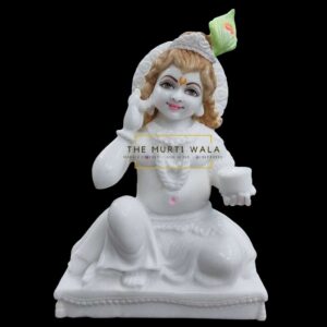 bal krishna marble statue