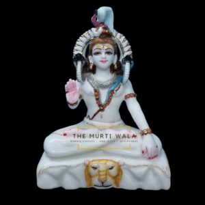 Lord Shiva Marble Statue- 1 ft